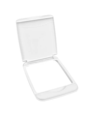 Rev-a-Shelf 35 qt. Trash Can Replacement Lid, White (Lid Only), Rv-35-lid-1