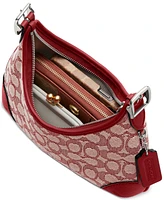 Coach Originals Signature Jacquard Hamptons Hobo Bag