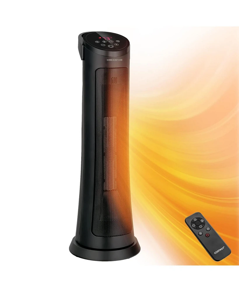 Sugift 1500W Ptc Fast Heating Space Heater with Remote Control