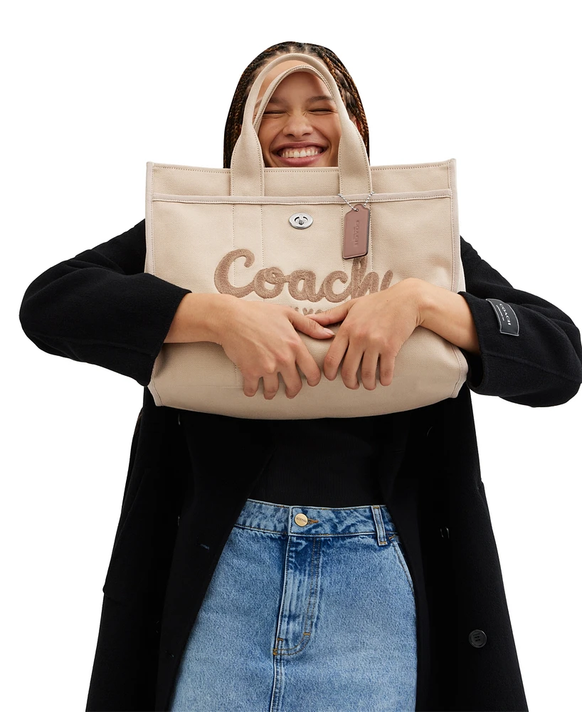 Coach Cargo Canvas Tote Bag 42