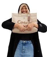 Coach Cargo Canvas Tote Bag 42