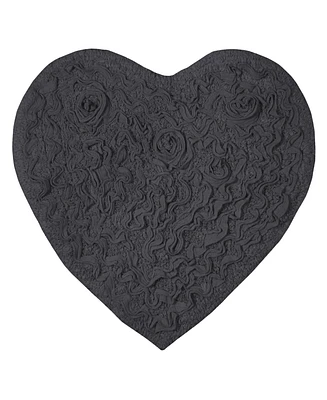 Home Weavers Modesto Heart Shaped Bath Rug, 25" x