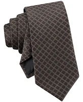 Calvin Klein Men's Ridge Grid-Pattern Tie