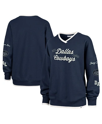 '47 Brand x Stoney Clover Lane Women's Navy Dallas Cowboys Eighties Pullover Sweatshirt