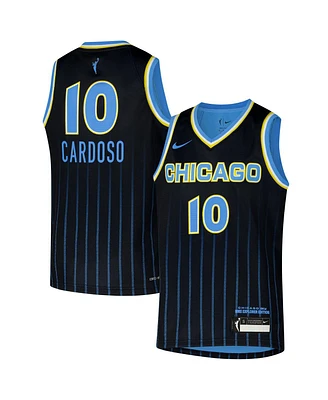 Nike Big Boys and Girls Kamilla Cardoso Black Chicago Sky 2024 Wnba Draft Explorer Edition Victory Player Jersey