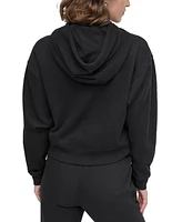 Dkny Sport Women's Cropped Logo Hoodie