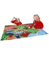 Pipp & Spalding Kids Woodlands Wonderland Collectible Character Seek-and-Find Throw Blanket