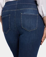 Nydj Plus Pull-On Straight Jeans