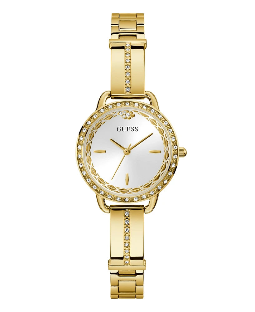 Guess Women's Analog Gold Tone Steel Watch, 30mm