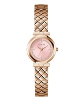 Guess Women's Analog Rose Gold Tone Steel Watch, 26mm