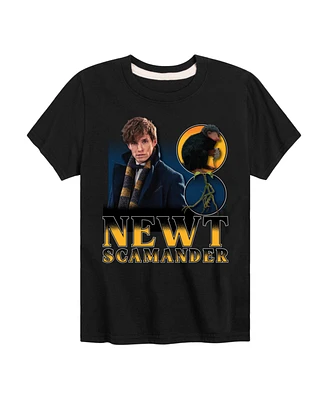 Hybrid Big Boys Harry Potter Newt Scamander Graphic Tee