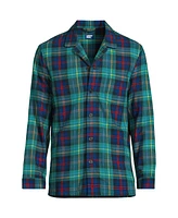 Lands' End Men's Classic Fit Flannel Pajama Shirt