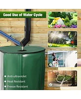 Slickblue Rain Barrel Water Collector Rainwater Storage Container 100 Gallon