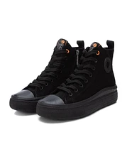 Xti Women's Casual High Top Suede Sneakers By