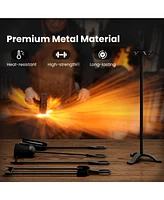 Sugift 5 Pieces Fireplace Tool Set Fireplace Accessories with Poker