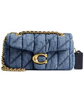 Coach Tabby 20 Quilted Denim Shoulder Bag