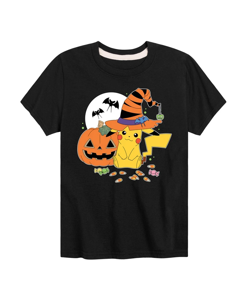 Hybrid Big Boys Pokemon Pikachu Witch Graphic Tee