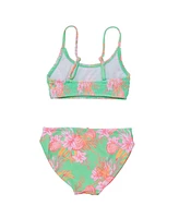 Snapper Rock Big Girls Coastal Shells Sustainable Bikini