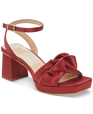 Dolce Vita Women's Cheer Ruffled Platform Dress Sandals