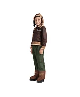 Dress Up America Aviator Jacket, Pants & Hat Costume Set