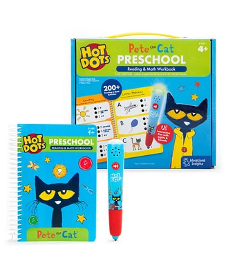 Educational Insights Hot Dots Pete the Cat Preschool Reading Math