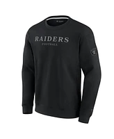 Fanatics Men's and Women's Black Las Vegas Raiders Elements Unlimited Fleece Pullover Sweatshirt