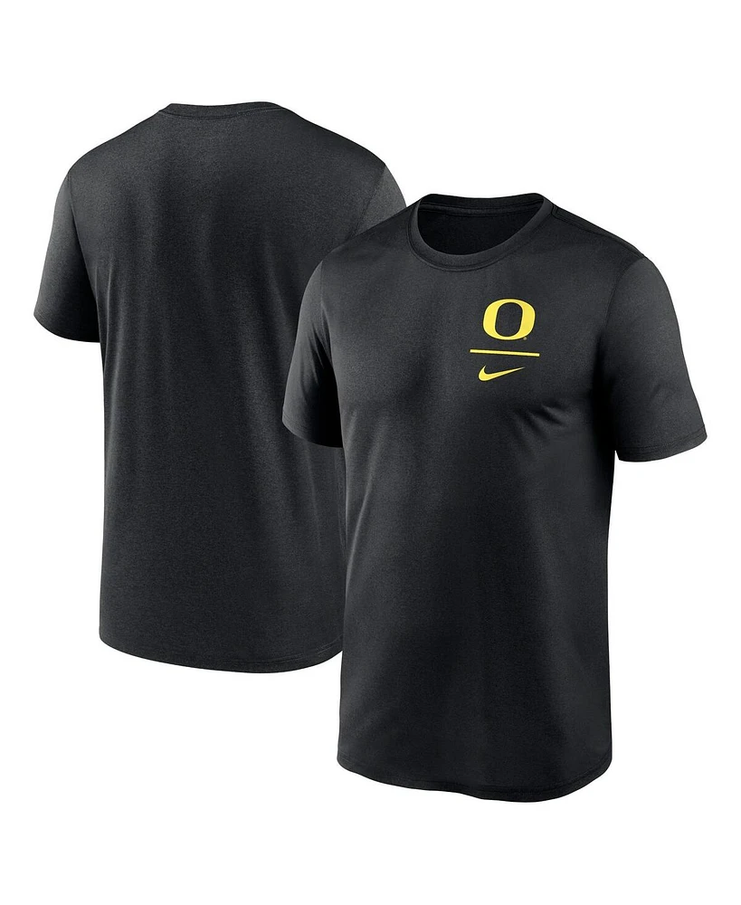 Nike Men's Black Oregon Ducks Primary Logo Legend Performance T-shirt