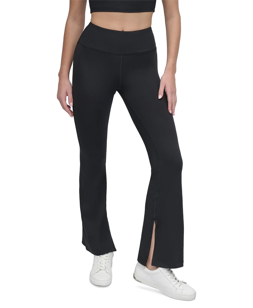 Dkny Sport Women's Balance Compression Flare-Leg Tights