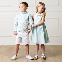 Hope & Henry Big Boys Organic Cotton Stretch Chino Short