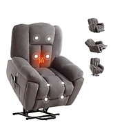 Boyel Living Power Lift Recliner Chair Recliners with Heat and Massage