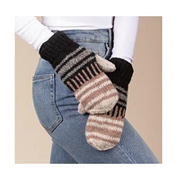 Feelgoodz Women s Artisan Hand-Knit Devi Winter Wool Mitten