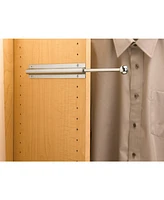 Rev-a-Shelf 6'' Extending Metal Closet Valet Clothes Rod, Chrome, Cvl-12-cr