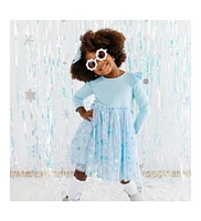 Sweet Wink Toddler Girls Snow Princess Iridescent Long Sleeve Tutu Dress