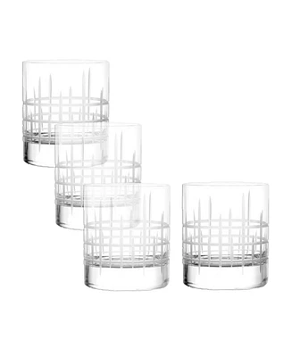 Stolzle Lausitz Manhattan Whiskey Single Old Fashioned Glasses, Set of 4