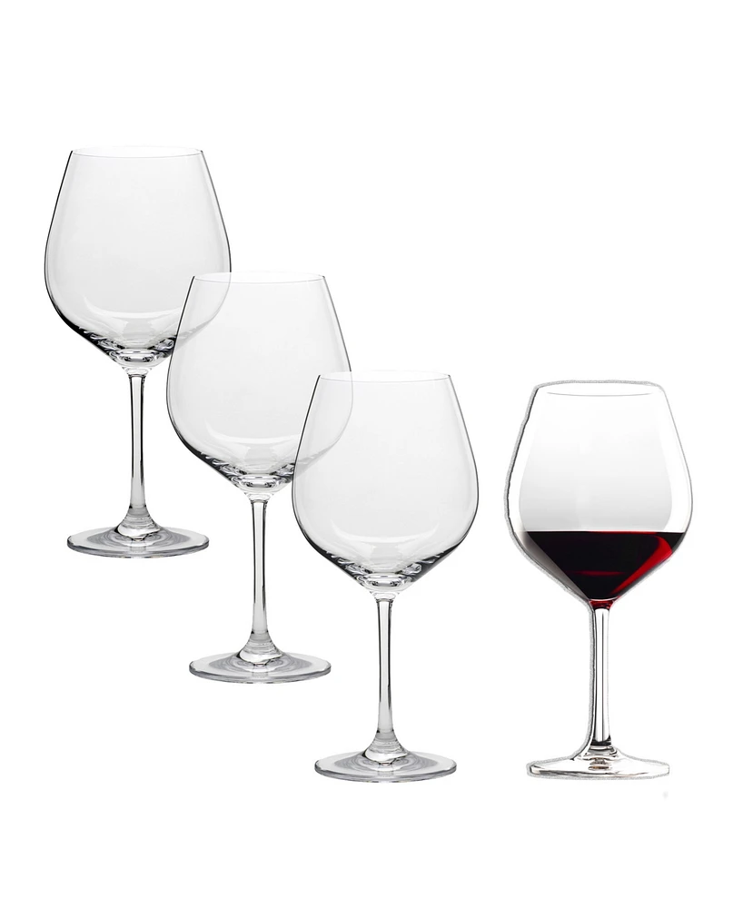 Stolzle Lausitz Grand Epicurean Burgundy Glasses, Set of 4