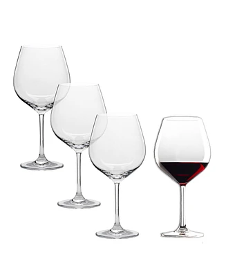 Stolzle Lausitz Grand Epicurean Burgundy Glasses, Set of 4