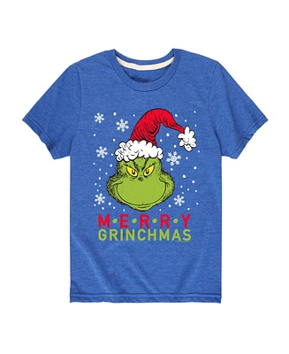 The Grinch Big Boys Merry Grinchmas Graphic Tee