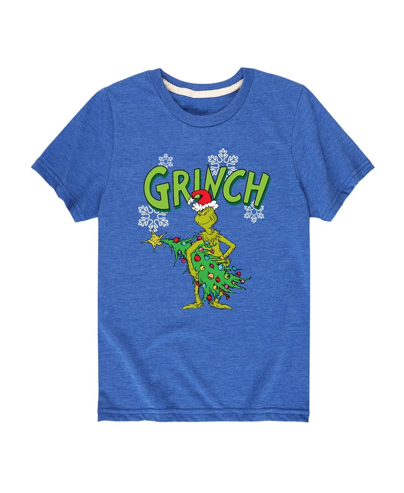 Hybrid Big Boys The Grinch Tree Graphic Tee