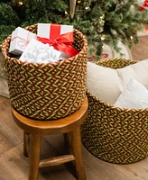 Colonial Mills Holiday-Vibes Modern Weave Basket