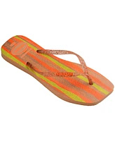 Havaianas Women's Slim Square Folia Slip On Sandals