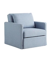 Serta 35" Polyester Billings Convertible Chair