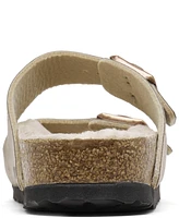 Birkenstock Women's Arizona Shearling Synthetic Sandals from Finish Line