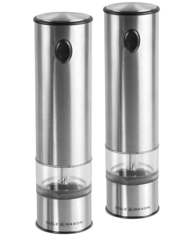 Cole & Mason Plastic 505 Salt/Pepper Mill Set - Clear, 2 ct