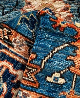 Adorn Hand Woven Rugs Serapi M1999 2'6"x9'8" Runner Area Rug