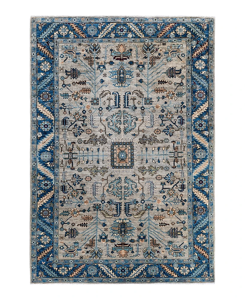 Adorn Hand Woven Rugs Serapi M1999 6'3"x9' Area Rug