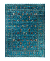 Adorn Hand Woven Rugs Tribal M1999 8'10"x12' Area Rug