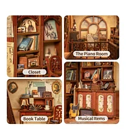 Flash Popup Diy 3D Book Nook Kit The Secret Rhythm 355pcs