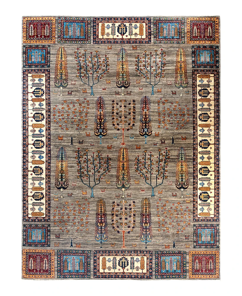 Adorn Hand Woven Rugs Tribal M1999 9'2"x12'3" Area Rug