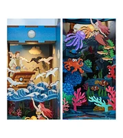Flash Popup Diy 3D Book Nook Kit Mermaid Story 77pcs