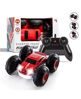 Remote Control Cars Flip Stunt Rally Toy, 2-in-1 Reversible Car